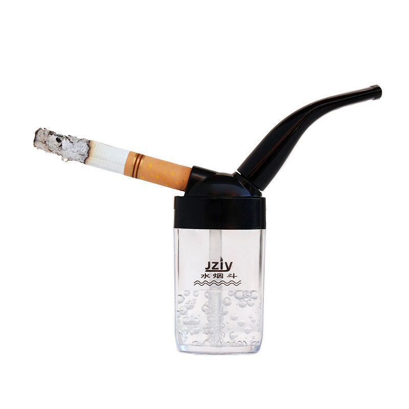 water filter cigarette holder 1PCS Curved Filter Water Pipe Hookah Men's Cigarette Holder Accessory Small  Gift for Men