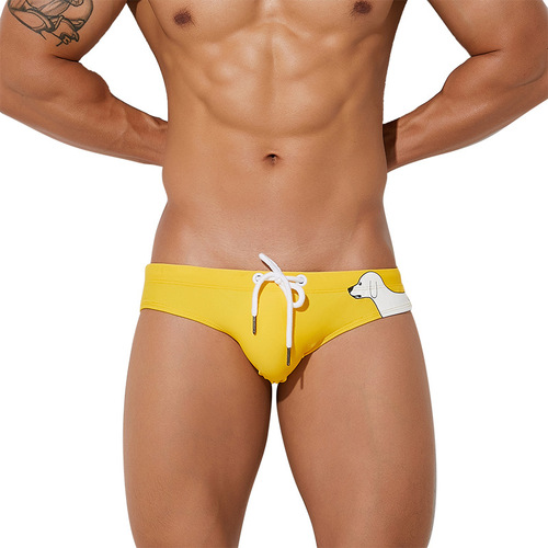 SEOBEAN men's swimming briefs foreign trade new swimming trunks vacation beach swimming trunks men's manufacturer wholesale