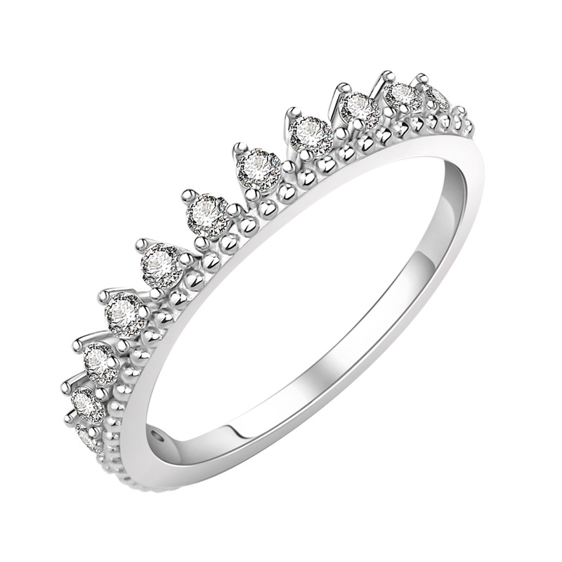 Set de bagues empilables minimalistes avec zircons pour femme_voghion.com