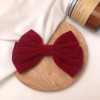 Red hairgrip with bow, hairpin, hairpins, hair accessory, simple and elegant design, Lolita style