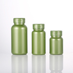 Customized 120ML Vitamin Capsule Bottle with Flip Lid, PET Plastic Health Product Bottle featuring VC Compression Candy Bottle