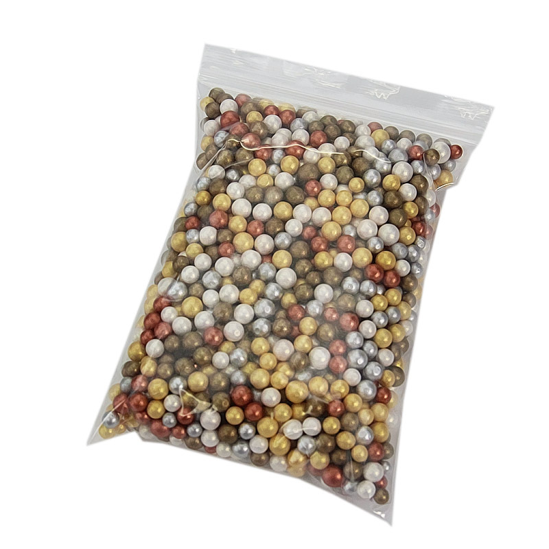 7-9mm oro plata cobre blanco metal color bola de espuma POLARON DIY Delgado pegamento espumante partículas de relleno
