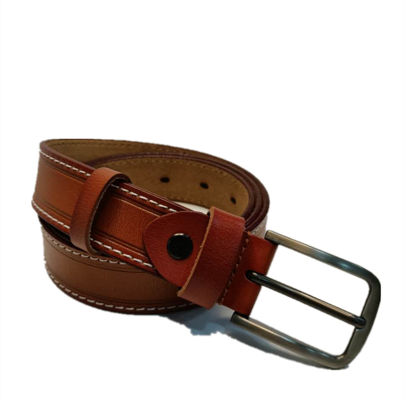 Boucle de ceinture en cuir de vache pour femmes et hommes, ceinture décontractée et polyvalente, Version coréenne, rétro, tendance, cadeau pour hommes, offre spéciale_voghion.com