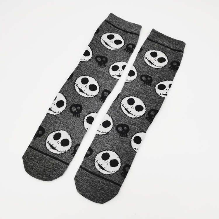 Unisex Casual Cartoon Polyester Cotton Jacquard Crew Socks A Pair display picture 2