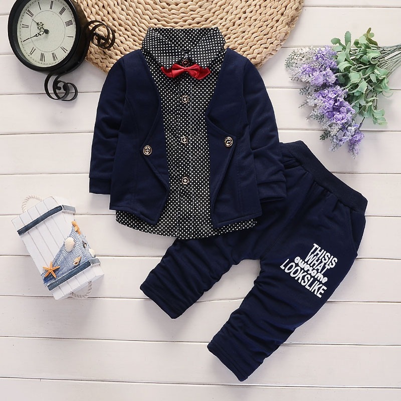 Boy Baby Design Shirt Pants Clothing Chi...