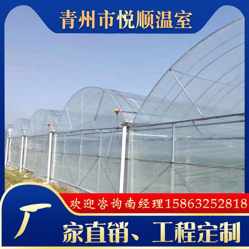 连栋薄膜温室 玻璃温室 连体农业大棚 钢架大棚 温室工程建设安装