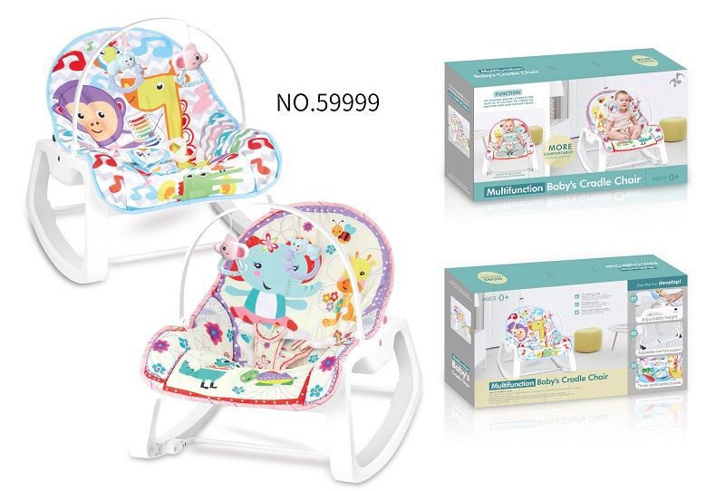 工厂直销 跨境婴儿摇椅新生儿震动摇床音乐宝宝安抚椅玩具详情图2