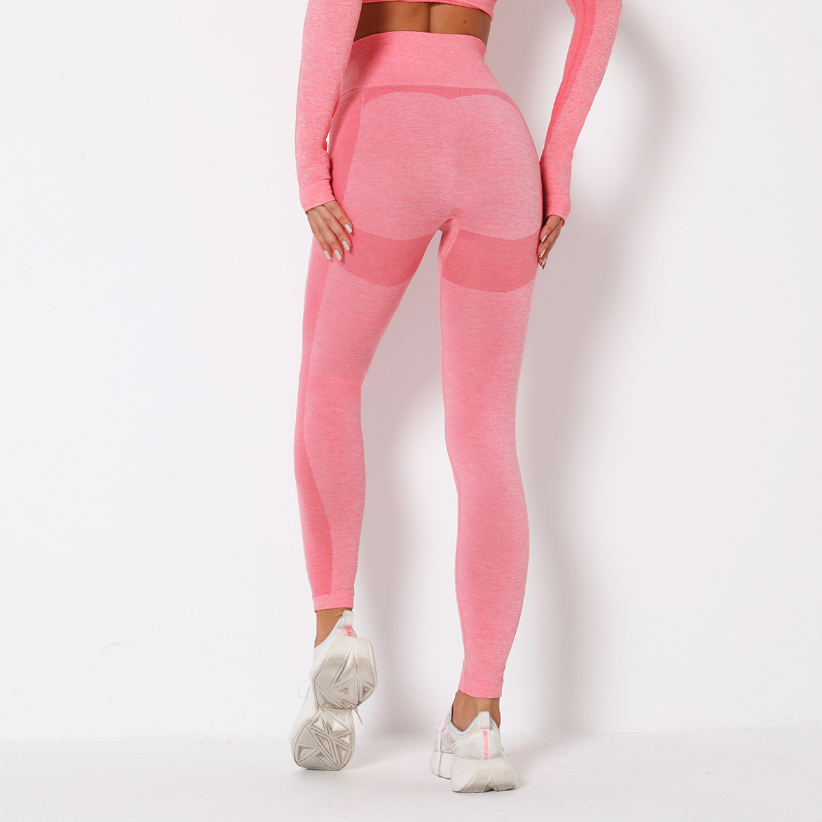 high-waist hip tight-fitting quick-drying cropped pants  NSLX22865