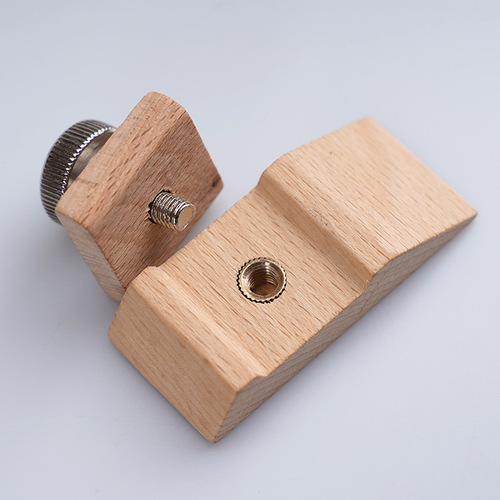 Leather edge sanding paper holder, beech wood sandpaper clamp, handmade DIY leather edge trim, edge sealing, polishing sandpaper holder