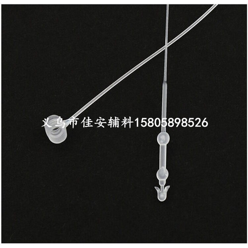 Manufacturer wholesale universal pointed round head hand-threaded needle tag thread plastic buckle clothing plastic needle trademark tag thread