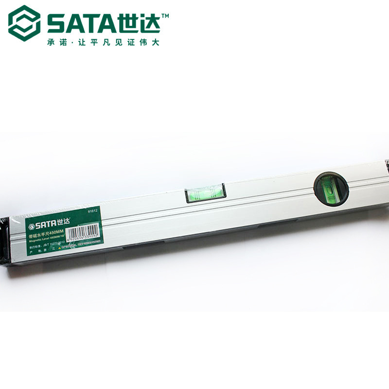 世达工具铸铝合金磁性测量强磁水平尺贴瓷砖 装修91611-16