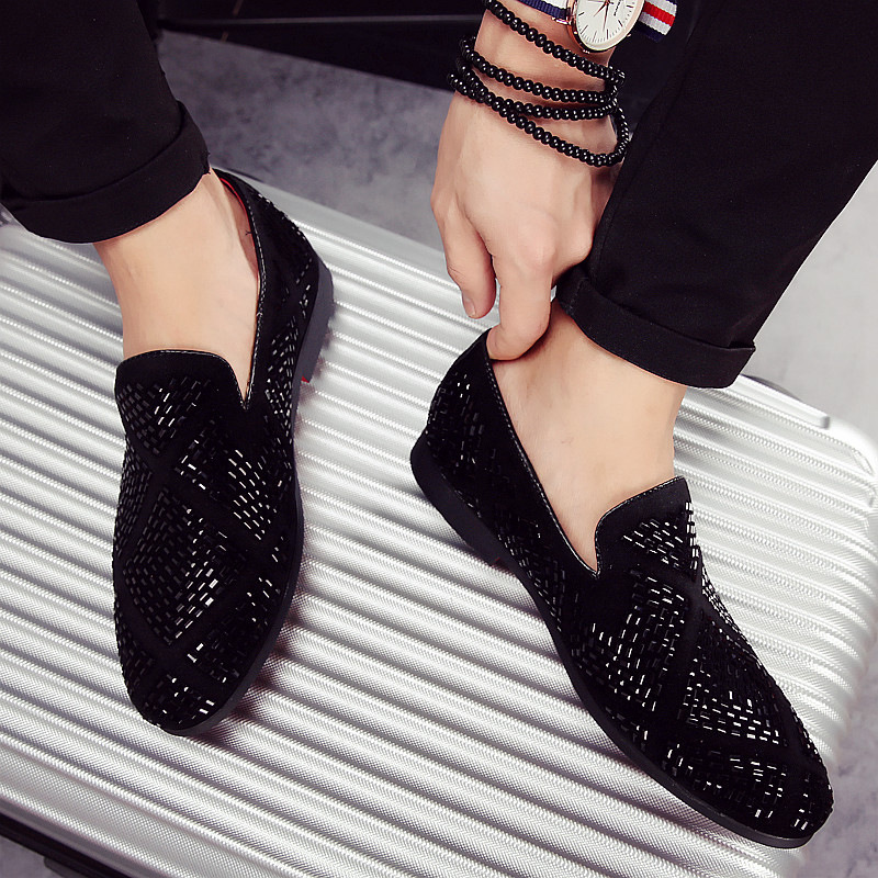 Fußballwettbewerb, Schönheit, Mode, Nachtclub, koreanische Version, lässiger Strass, personalisierte Schuhe, Friseur,_voghion.com