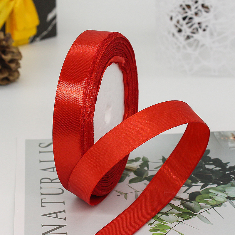 Fábrica al por mayor 1,5 cm cinta de ancho caja de embalaje de dulces cinta decoración de la boda cinta de embalaje de regalo
