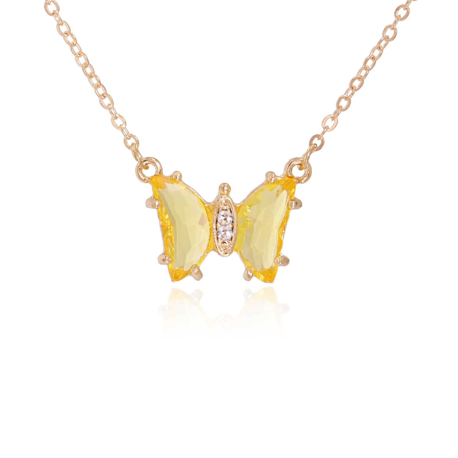 Light Luxury Butterfly Pendant Necklace display picture 10