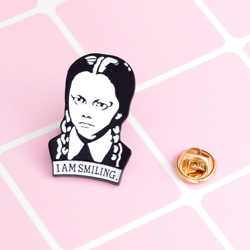 Alloy Material Fashion Pin Cartoon Alloy Stoving Varnish Unisex Brooches