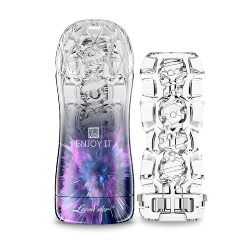 Hong Kong Bangai Naughty Crystal Cup Men's Manual Sexy Masturbation Cup Adult Men's Sexy Airplane Cup Toy Flying