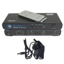 HDMI切换器二进三进一出4K音视频2口3切1高清多台电脑共享1台电视