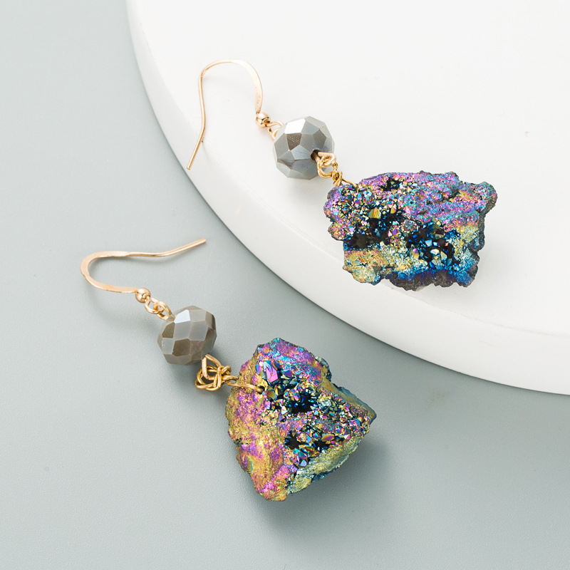 Pendientes Irregulares De Cristal De Moda display picture 6