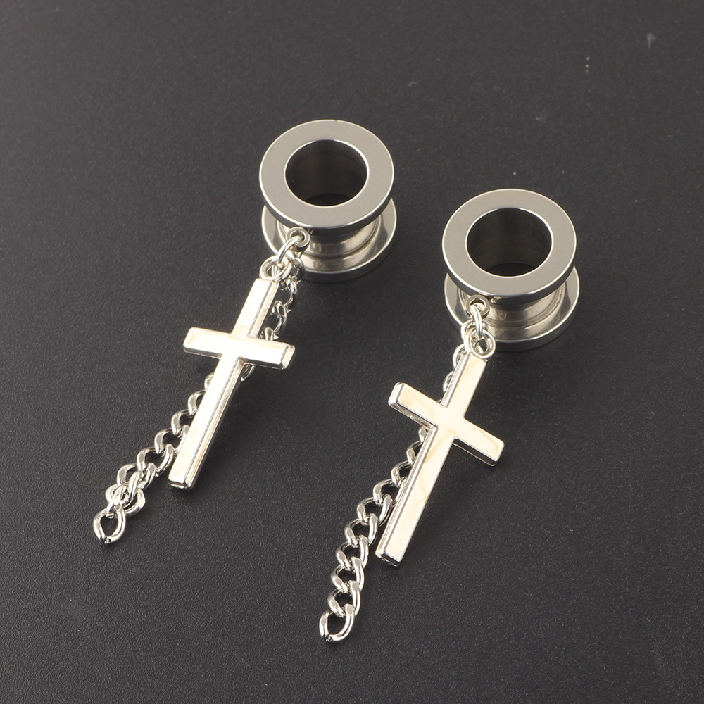 Pointed titanium steel lip stud product view