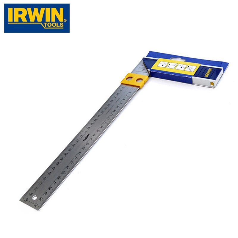 Американский IRWIN деревообрабатывающий инструмент измерительный инструмент квадратная линейка 300 мм 10503544