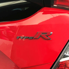 十代思域車標紅標FK7 FK8 FC1 type R裝飾貼標外觀改裝配件跨境