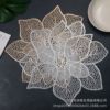 Creative hotel table mat PVC for living room, sophisticated decorations, coffee table