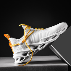 Men's Couple Shoes 2020 Summer New Mesh Fabric Breathable Plus Size Solid Color Trendy Simple Running Sports Shoes