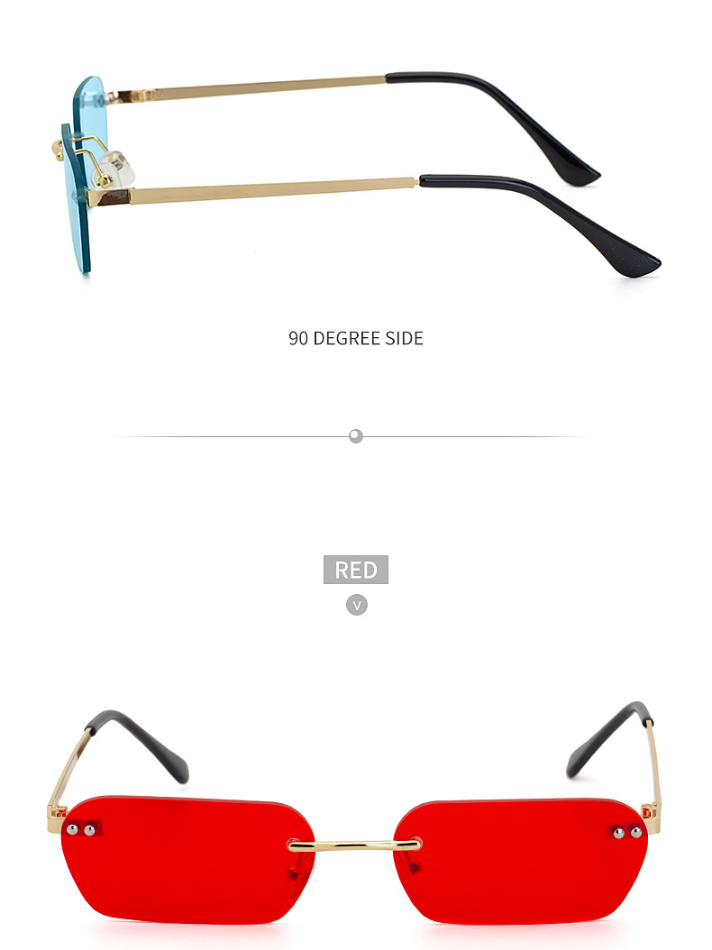 Wholesale Fashion Rimless Sunglasses display picture 10