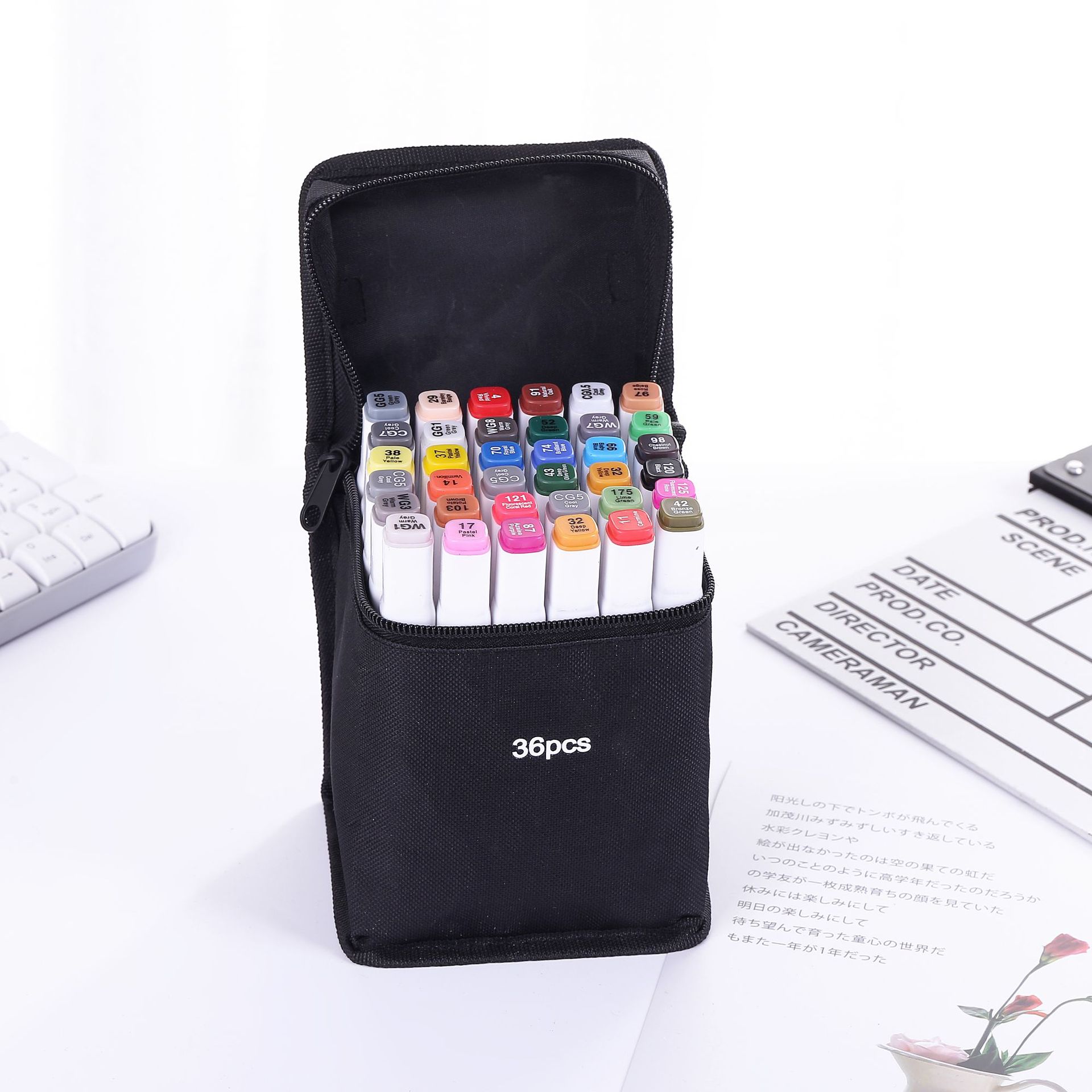 Manufactor Color pen Bagged painting marker pen suit 36 student painting design Double head marker pen
