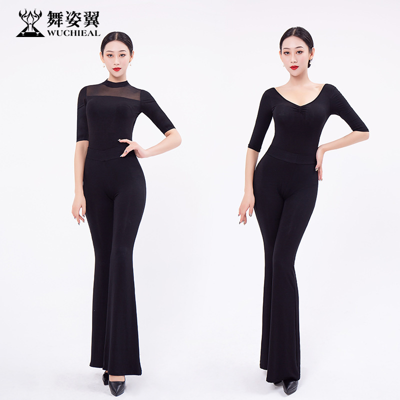 Dancing Wing Slim-fit Body Clothing Etiquette Clothing 2020 New Training Show Practice Clothing Dance Suit XT389 Dancing Wing Slim-fit Body Clothing Etiquette Clothing 2020 New Training Show Practice Clothing Dance Suit XT389