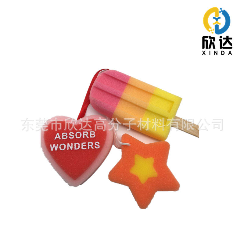 Cartoon bath sponge