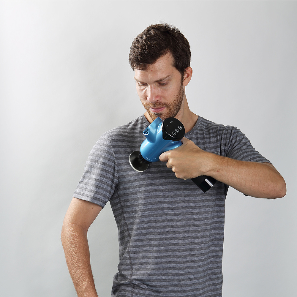 熱敷筋膜槍可調(diào)節(jié)式加熱按摩頭溫控肌肉按摩器深圳源頭工廠