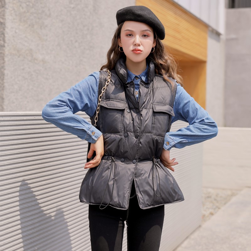 2020冬季新款韩版羽绒服马甲短款修身显瘦休闲外穿时尚坎肩外套