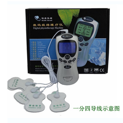 multi-function Digital Main and collateral channels Massage instrument Middle and old age household cervical vertebra Massager LF pulse Physiotherapy Cross border