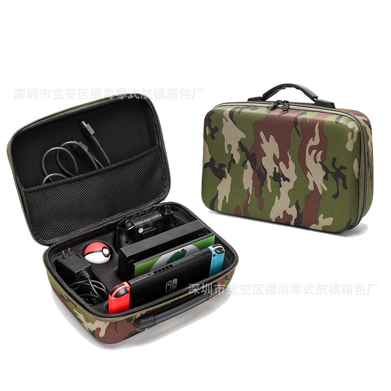 Paquete de almacenamiento Switch Paquete de accesorios Nintendo Switch Paquete de almacenamiento de gran capacidad EVA NS Paquete de protección de caja dura