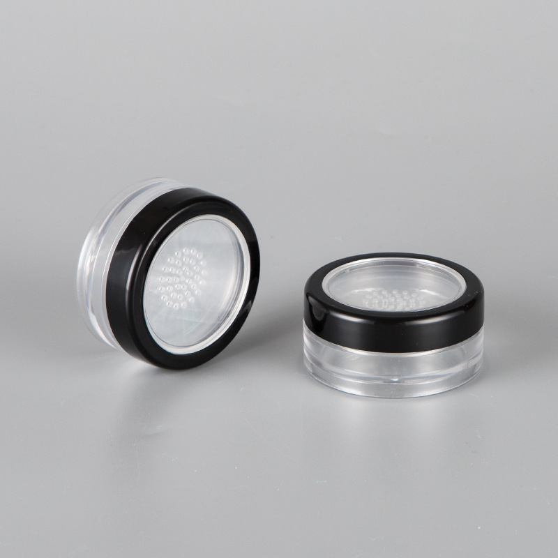 En stock 10g caja de polvo suelto con aislamiento neto embalaje cosmético talco polvo miel polvo espinoso polvo de calor embalaje como caja vacía