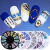 Jewelry, metal nail decoration, accessory for nails, wholesale
