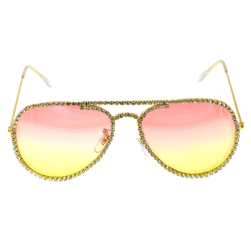 Mode Simple Nouvelle Élégante Marée Féminine Diamant Avant-garde Lunettes De Soleil Oeil De Chat Personnalité Lunettes De Soleil Cool Nihaojewelry Gros display picture 12