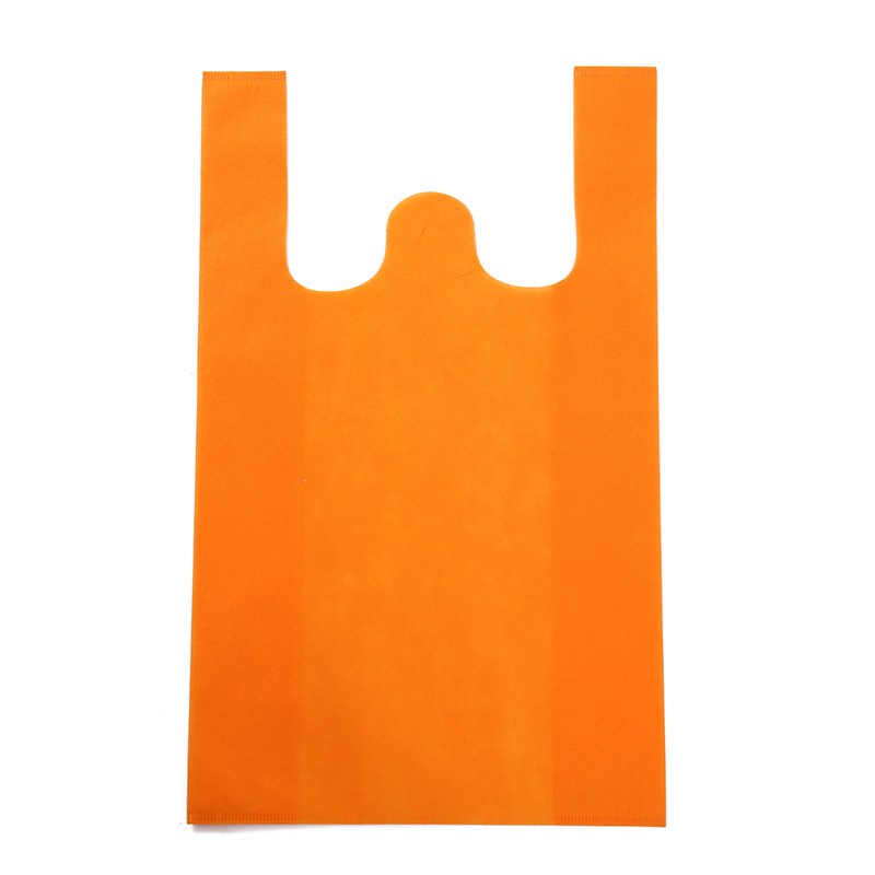 无纺布背心袋可印LOGO服装超市购物手提袋定制广告礼品无纺布袋详情图9