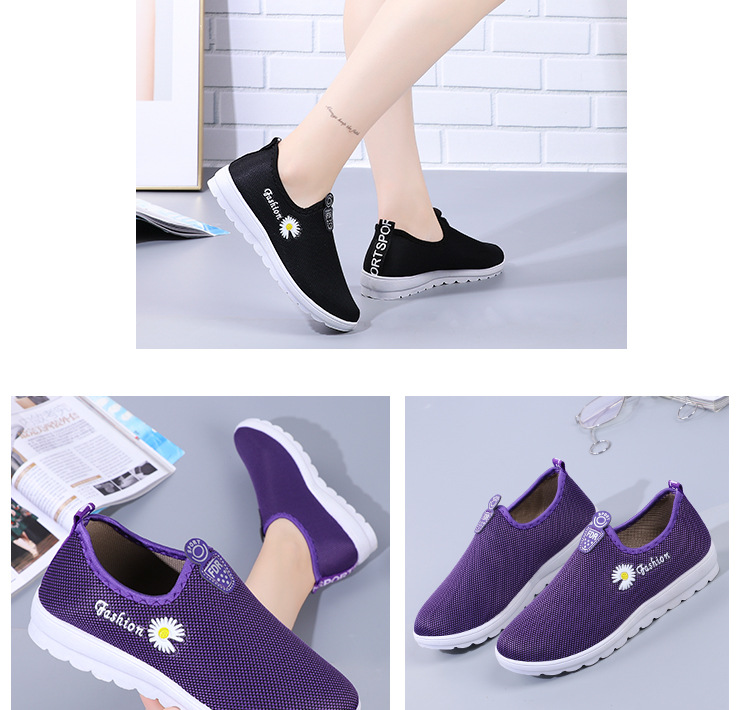 Ladies Athletic Shoes Tennis Shoes Sneakers Fabric Lightweight Footgear_voghion.com