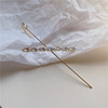 Zirconium, ear clips, piercing, design earrings, micro incrustation