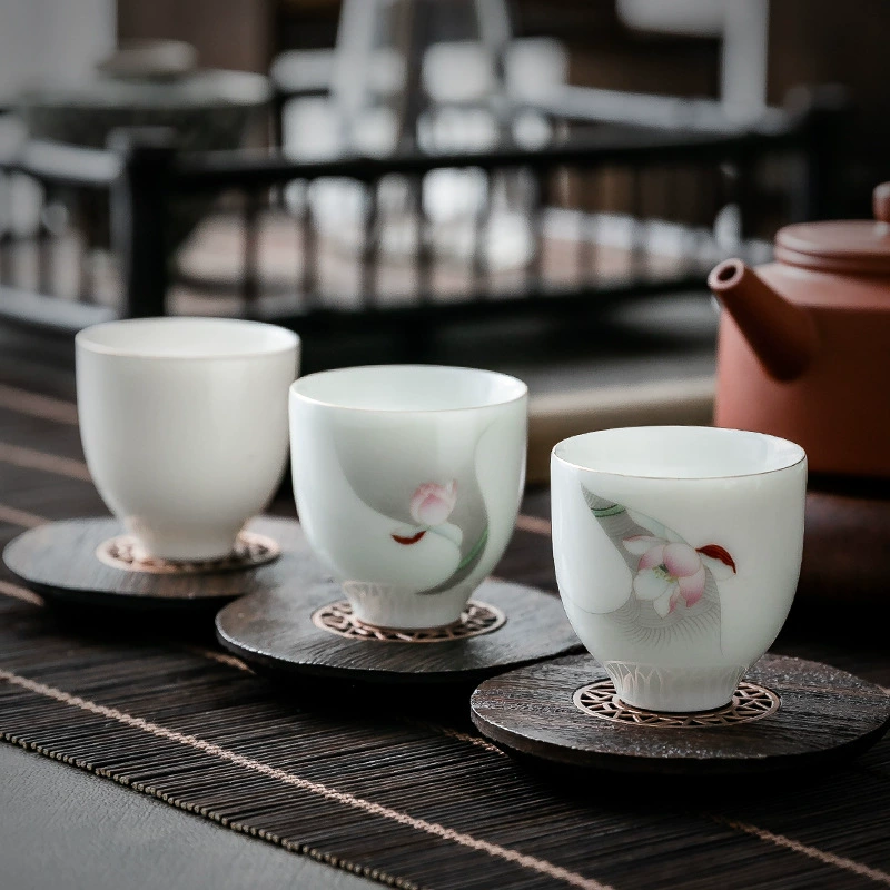 Синие-цветные чаи Lu Jade porcelain чайная чашка керамическая чашка персональная чашка фарфоровая чашка одна чашка кунг-фу чашка