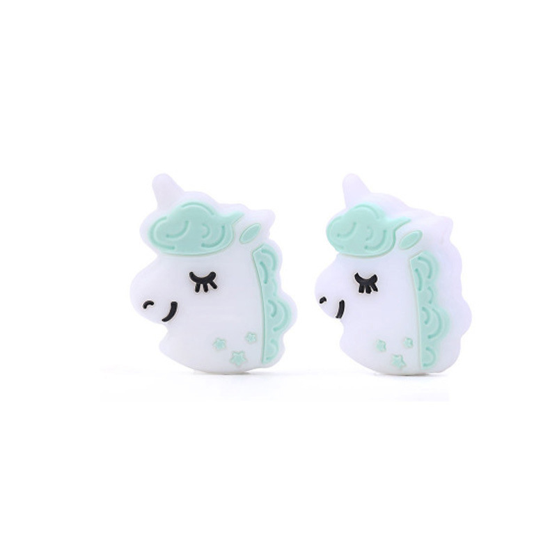 Directo de fábrica de calidad alimentaria de silicona Kaola teether perlas a granel Kaola joyería tesoro molienda teether perlas al por mayor