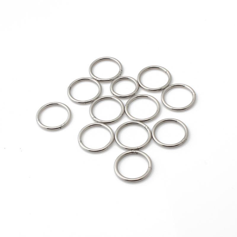 欧美爆款316L不锈钢穿刺鼻圈接口环闭合环无缝接鼻环耳环多功能环|ms