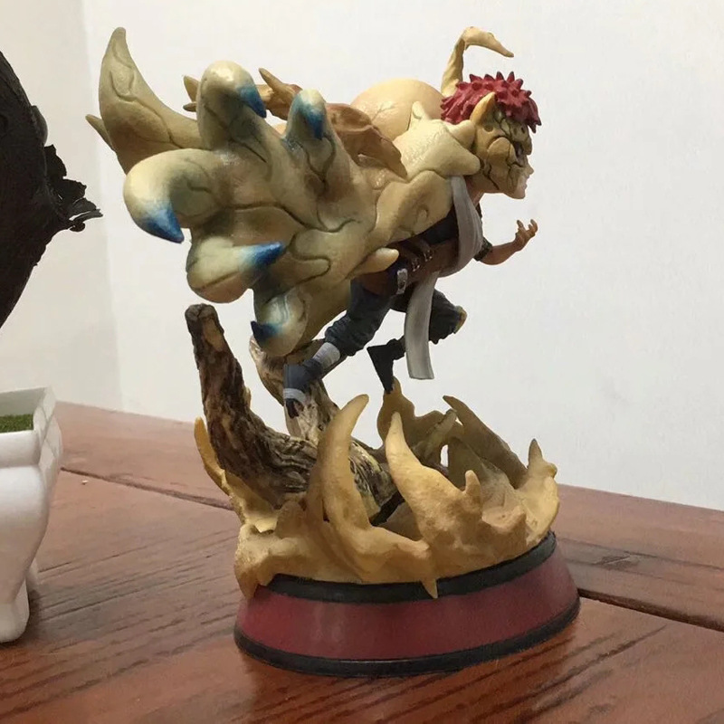 智贝详情图_3火影忍者风影砂暴一尾守鹤半兽化我爱罗手办模型车