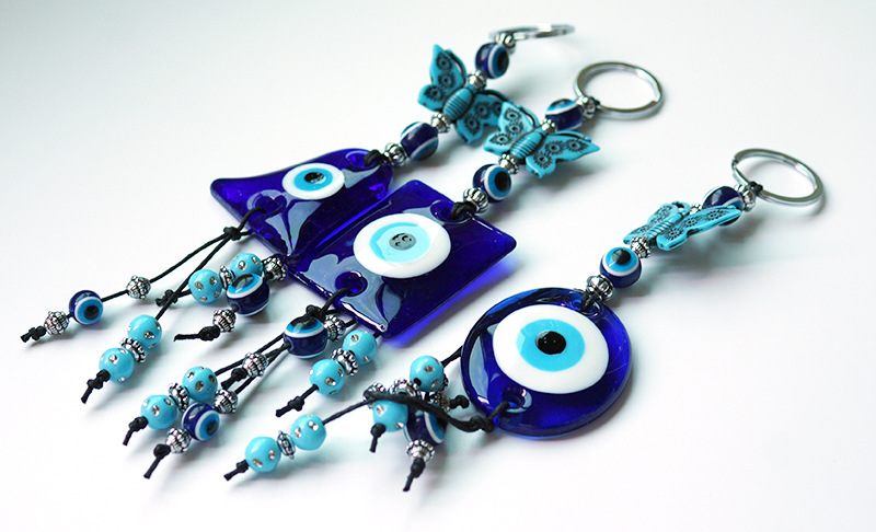 Ethnic Style Eye Butterfly Glass Jewelry Accessories display picture 2