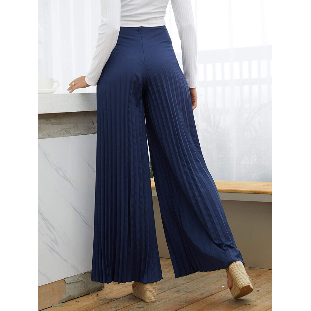 new pleated wide-leg pants  NSSA40049