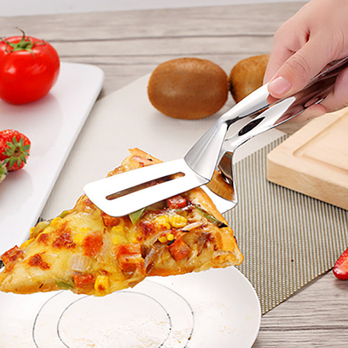 Kitchen household stainless steel wholesale food tongs food tongs barbecue bread tongs fried steak tongs eggs and fried fish tongs
