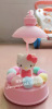 Cute creative two-color night light, table lamp for bedroom for children's room