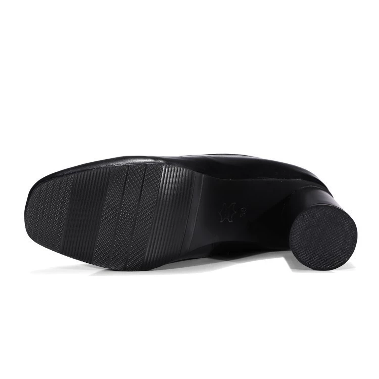 High low boots, European style, plus size